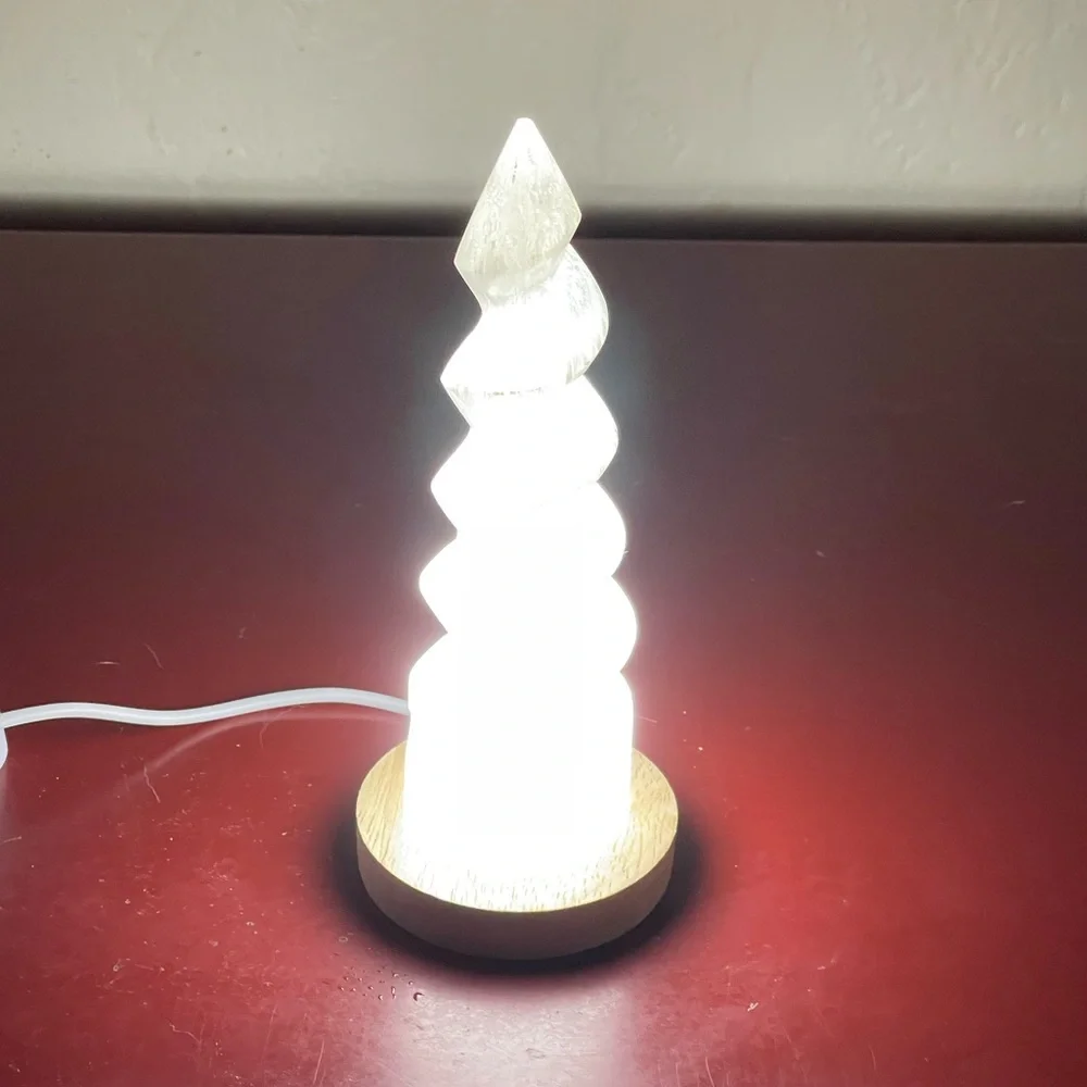Genuine Selenite tower light - Picture 14 of 15